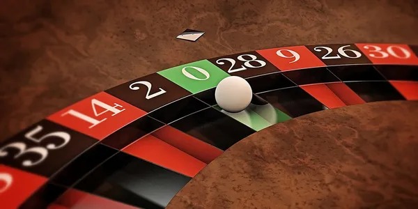 Account balance display and betting interface on live blackjack table